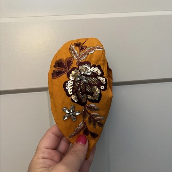 Namrata Joshipura NamJosh Headband Anthropologie beaded flowers - Picture 2 of 5